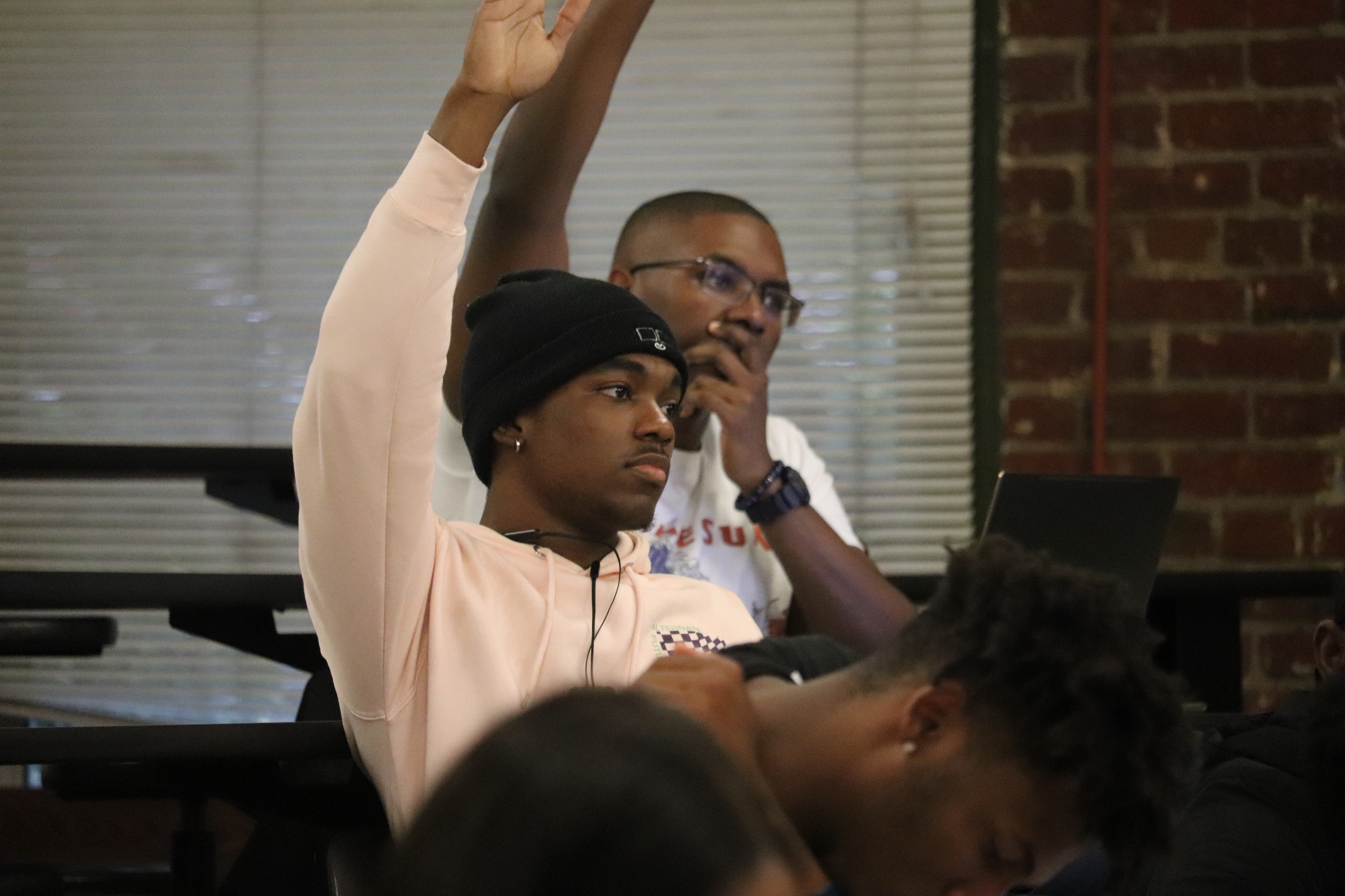 Student Raising Hand